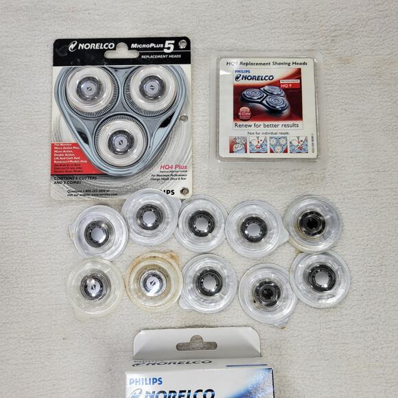 Norelco Shaving Heads Genuine Replacement For Shaver Razor Series Lots Mens - Picture 2 of 9